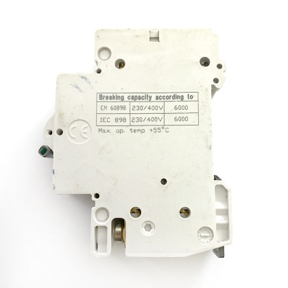 Volex VB20 Newer Style Small Black Clip  B20 20A 20 Amp MCB Circuit Breaker Type B